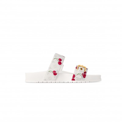LOUIS VUITTON LV X TM MURAKAMI BOM DIA FLAT COMFORT SANDALS 1AHLZA